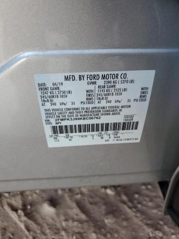 2019 FORD EDGE SEL - 2FMPK3J99KBC06762