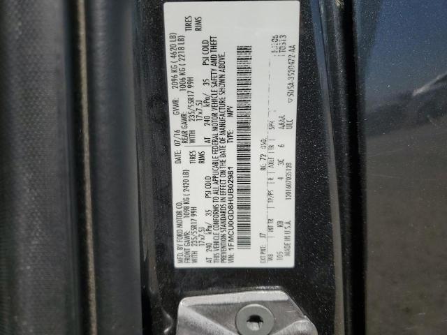 2017 FORD ESCAPE SE - 1FMCU0GD8HUB02981