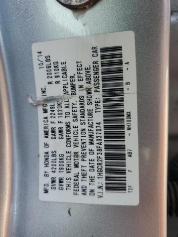 2015 HONDA ACCORD LX 1HGCR2F38FA037074