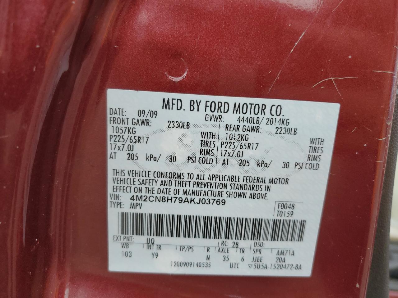 MERCURY MARINER PREMIER