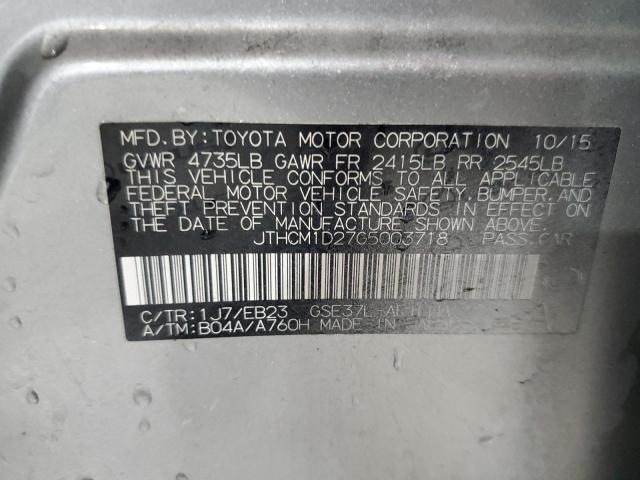 2016 LEXUS IS 300 JTHCM1D27G5003718