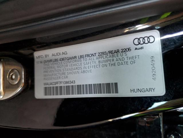 2015 AUDI A3 PREMIUM WAUACGFF7F1086343