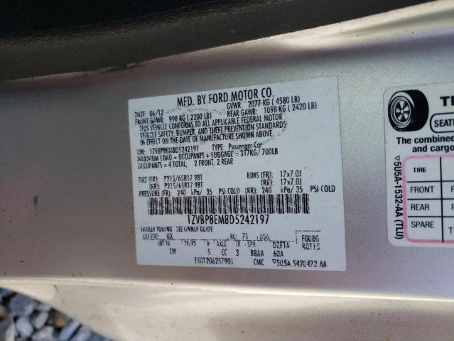 2013 FORD MUSTANG - 1ZVBP8EM8D5242197