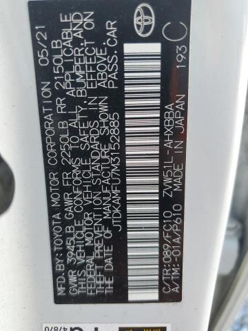 2021 TOYOTA PRIUS SPEC JTDKAMFU7M3152885