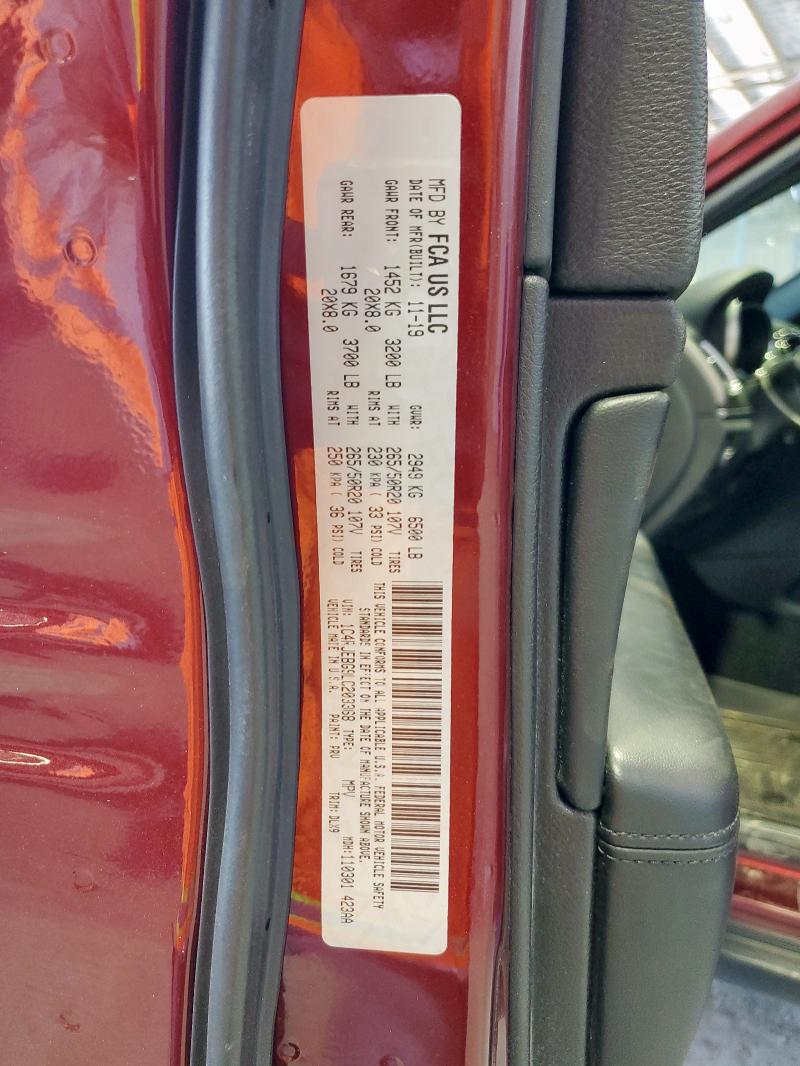 2020 JEEP GRAND CHEROKEE LIMITED 1C4RJEBG9LC203368