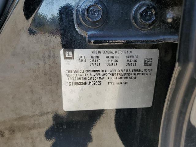 2017 CHEVROLET IMPALA LT - 1G1105S34HU132605