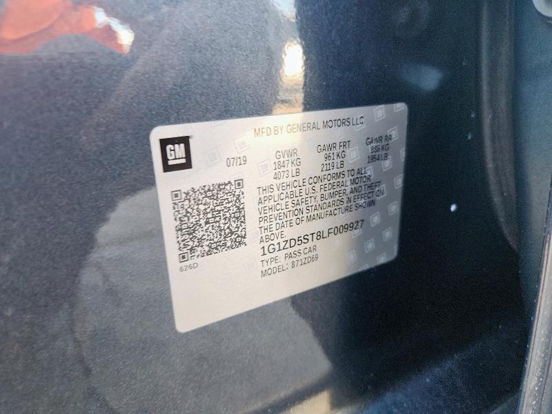 2020 CHEVROLET MALIBU LT - 1G1ZD5ST8LF009927