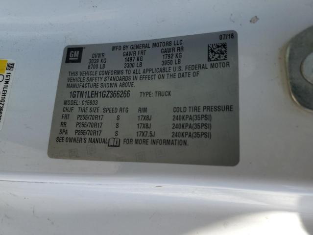 2016 GMC SIERRA C15 1GTN1LEH1GZ366266