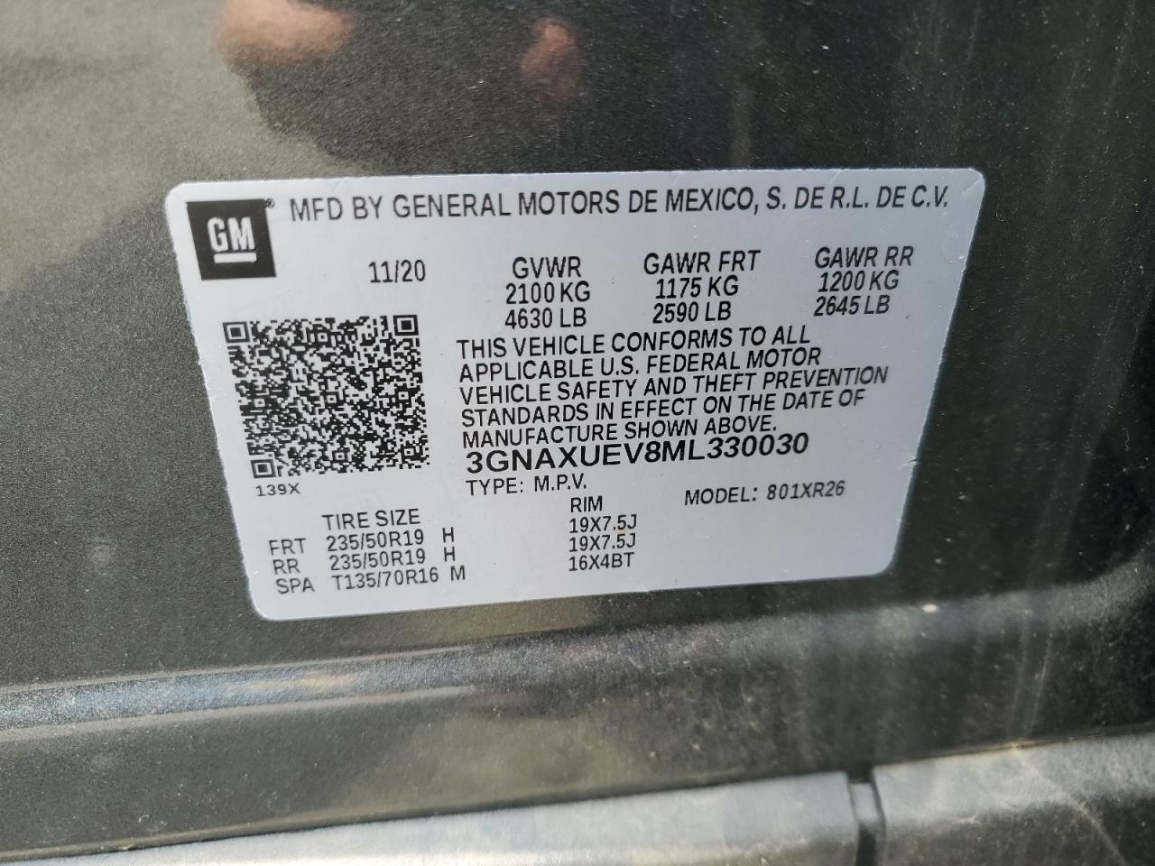 CHEVROLET EQUINOX LT