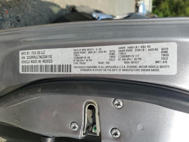 2022 RAM 3500 TRADE 3C63RRGL7NG334110