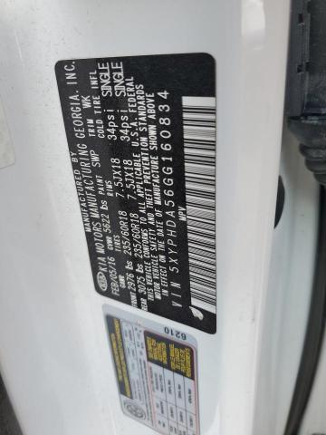 2016 KIA SORENTO EX 5XYPHDA56GG160834