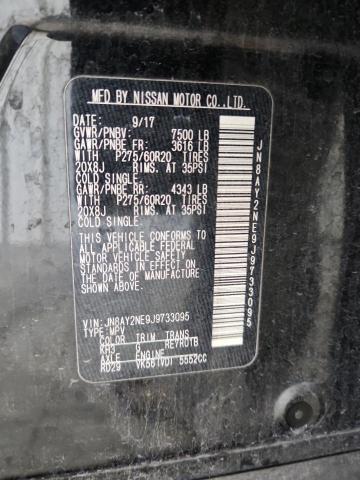 2018 NISSAN ARMADA PLA JN8AY2NE9J9733095