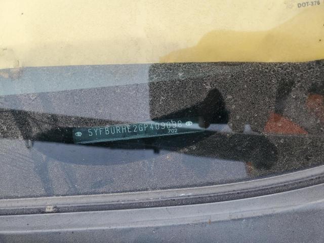 2016 TOYOTA COROLLA L - 5YFBURHE2GP409098