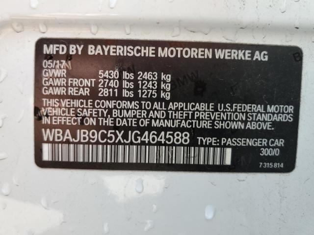 2018 BMW M550XI WBAJB9C5XJG464588