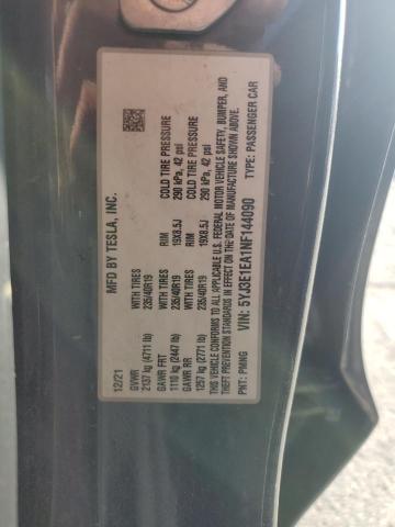 2022 TESLA MODEL 3 - 5YJ3E1EA1NF144090