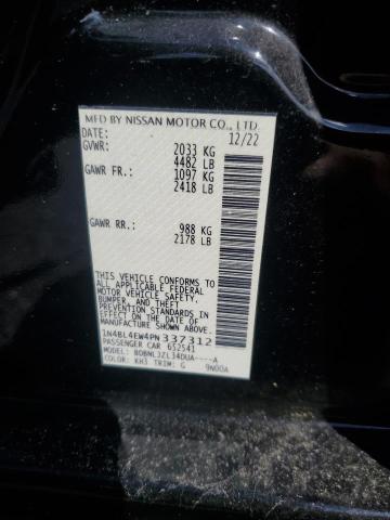 2023 NISSAN ALTIMA SL 1N4BL4EW4PN337312