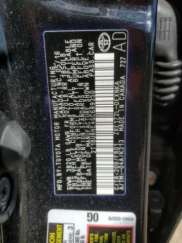 2016 TOYOTA COROLLA L 2T1BURHE4GC689350