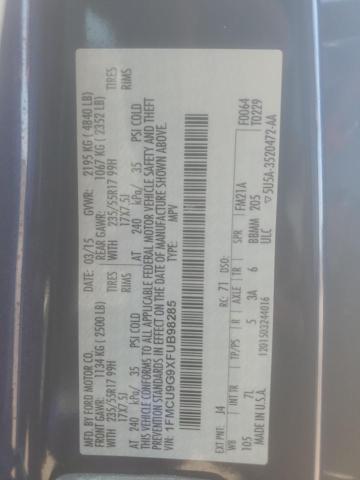 2015 FORD ESCAPE SE - 1FMCU9G9XFUB98285