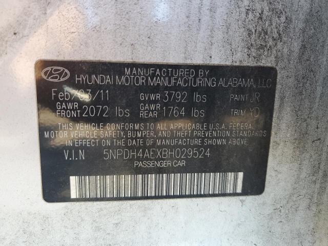 2011 HYUNDAI ELANTRA - 5NPDH4AEXBH029524