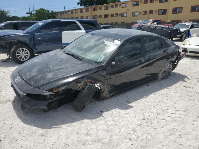 HYUNDAI ELANTRA SE 2024 black  gas KMHLM4DG1RU643250 photo #1
