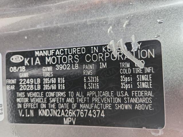 2019 KIA SOUL - KNDJN2A26K7674374