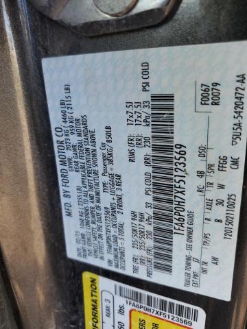 2015 FORD FUSION SE - 1FA6P0H7XF5123569