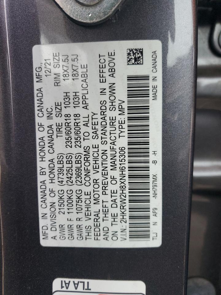 Lot #3226211702 2022 HONDA CR-V EXL