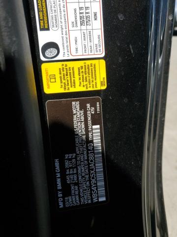 2018 BMW M4 WBS4Y9C5XJAC88140