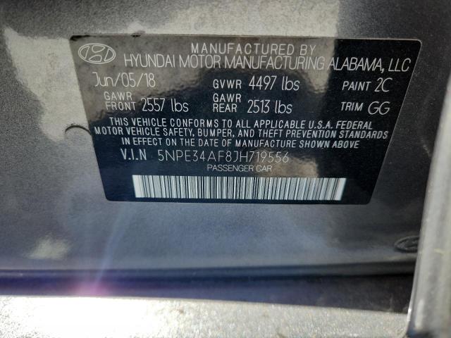 2018 HYUNDAI SONATA SPO 5NPE34AF8JH719556
