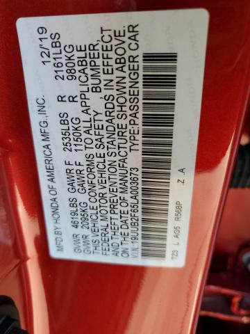 2020 ACURA TLX TECHNO #3291250981