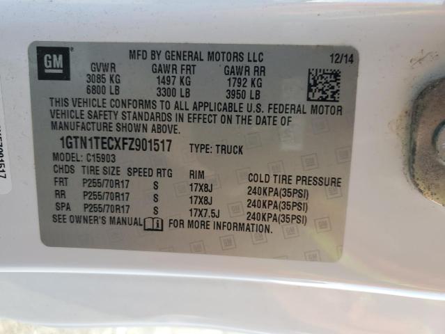 2015 GMC SIERRA C15 1GTN1TECXFZ901517