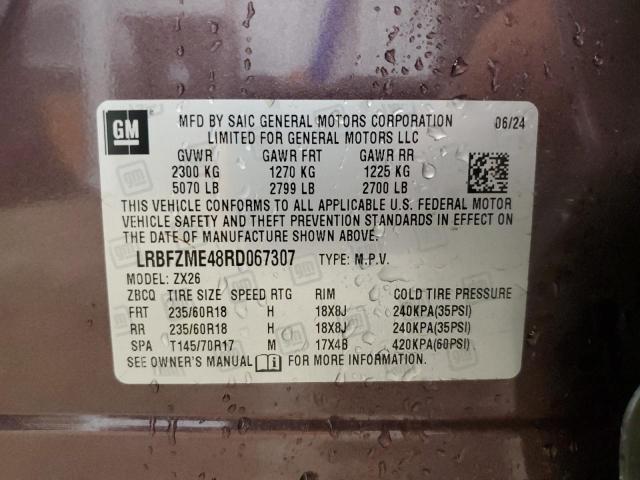 2024 BUICK ENVISION P LRBFZME48RD067307