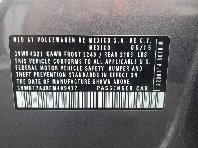 2015 VOLKSWAGEN JETTA SE - 3VWD17AJXFM409477