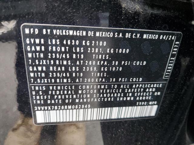 2024 VOLKSWAGEN TAOS SE 3VVVX7B26RM082949