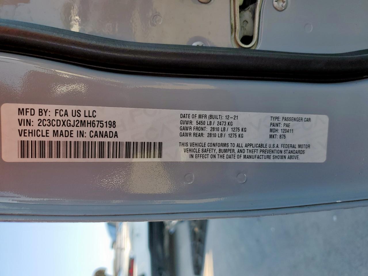 DODGE CHARGER SCAT PACK