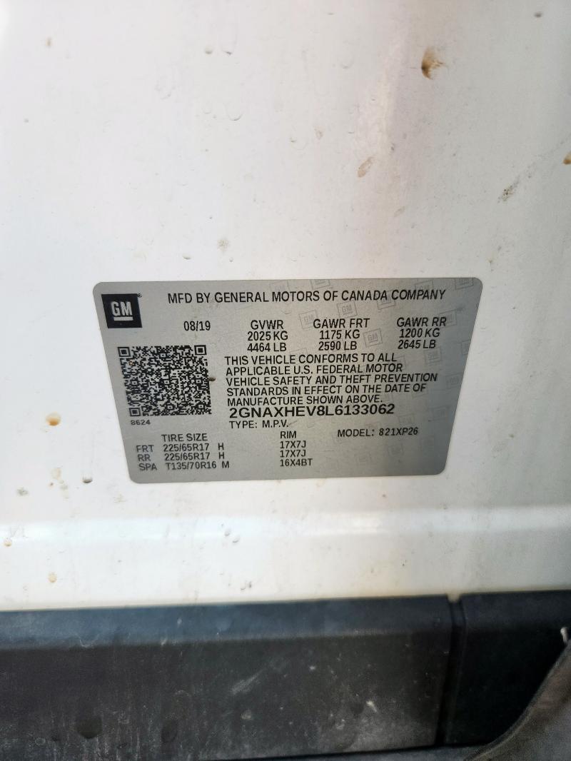2020 CHEVROLET EQUINOX LS - 2GNAXHEV8L6133062