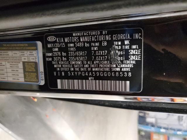 2016 KIA SORENTO LX - 5XYPG4A59GG068538