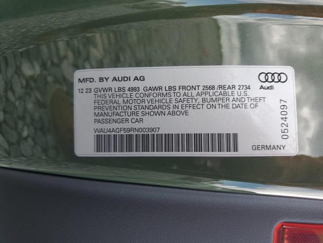 2024 AUDI A5 PREMIUM WAU4AGF59RN003907