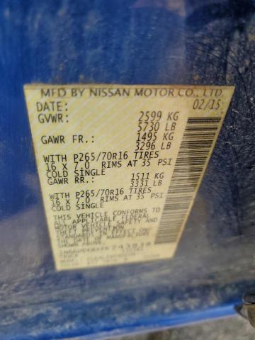 2015 NISSAN FRONTIER S 1N6AD0ERXFN743838