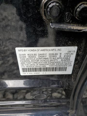 2019 ACURA ILX PREMIU #3294327876