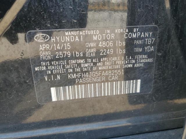 2015 HYUNDAI AZERA LIMI #3302758337