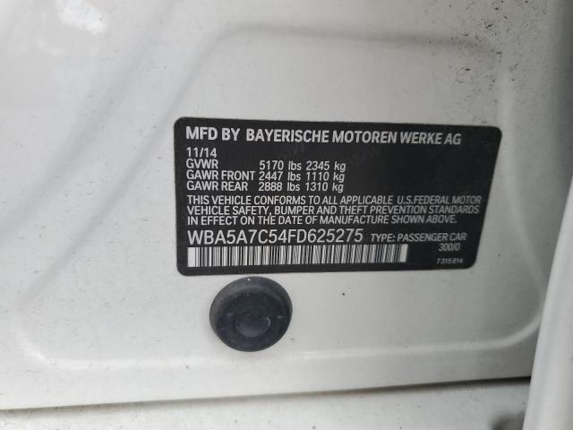 2015 BMW 528 XI WBA5A7C54FD625275