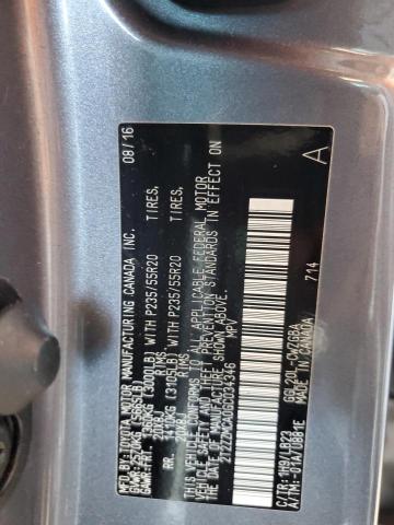 2016 LEXUS RX 350 - 2T2ZZMCA0GC034346