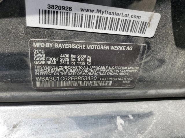 2015 BMW 328 I SULEV - WBA3C1C52FP853420