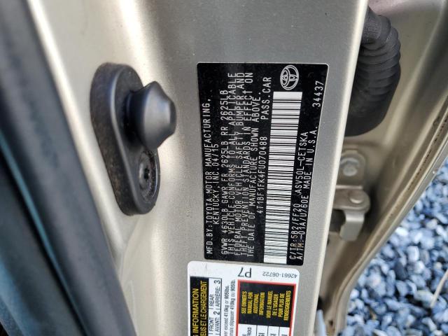 2015 TOYOTA CAMRY LE 4T1BF1FK4FU070488