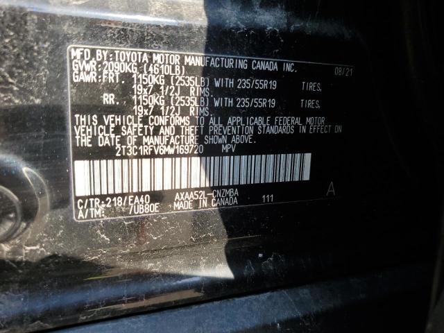 2021 TOYOTA RAV4 XLE P - 2T3C1RFV6MW169720