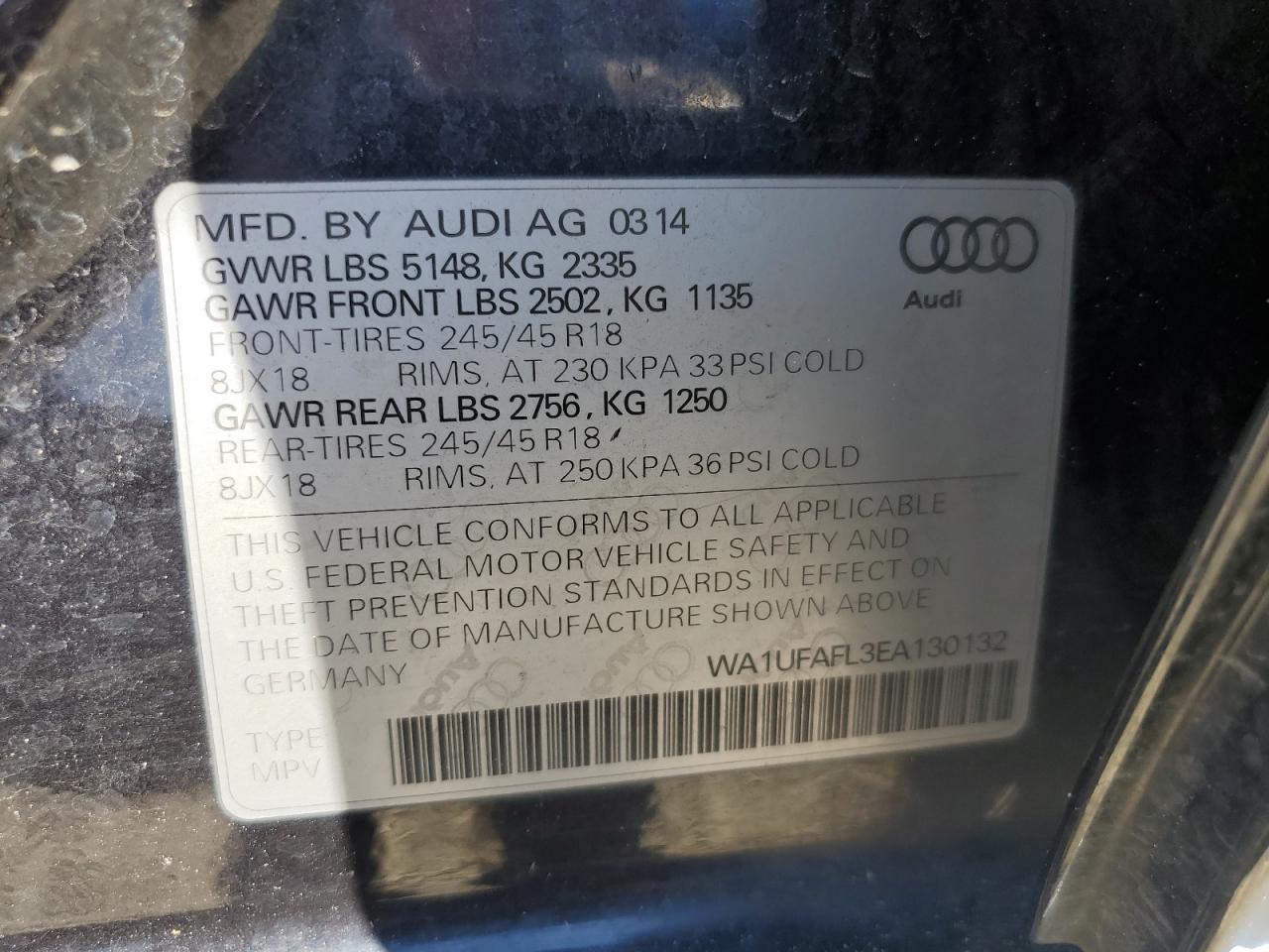 AUDI A4 ALLROAD PREMIUM PLUS