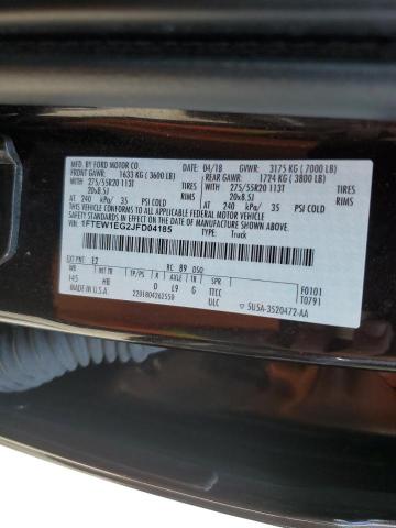 2018 FORD F150 SUPERCREW 1FTEW1EG2JFD04185