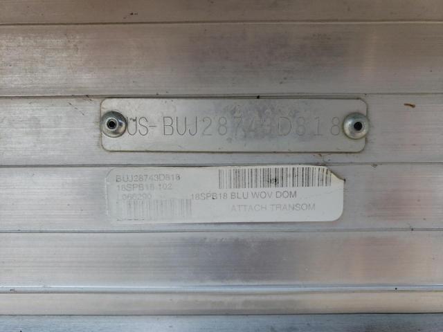 2018 SUN TRACKER 20 PARTY BARGE #3221605316