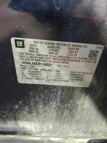 2015 CHEVROLET EQUINOX LS 2GNALAEK7F1140031